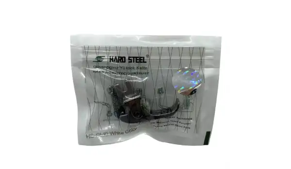 Düz Makine Rulmanlı Beyaz Teker Ayak / HS-GL10