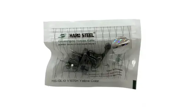 Düz Makine Sağ Çima Sarı Teker Ayak / HS-GL13 1/16RH