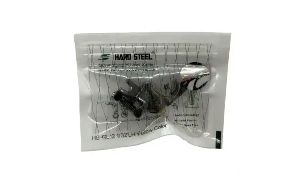 Düz Makine Sol Çima Sarı Teker Ayak / HS-GL12 1/32LH