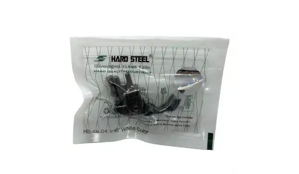 Düz Makine Sp-18 Model Tırnaklı Çima Beyaz Teker Ayak / HS-GL04 1/16