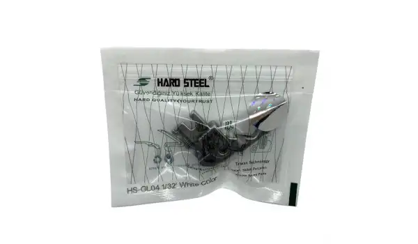 Düz Makine Sp-18 Model Tırnaklı Çima Beyaz Teker Ayak / HS-GL04 1/32