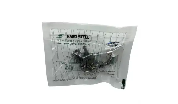 Düz Makine Sp-18 Model Tırnaklı Çima Metal Teker Ayak / HS-GL04 1/4