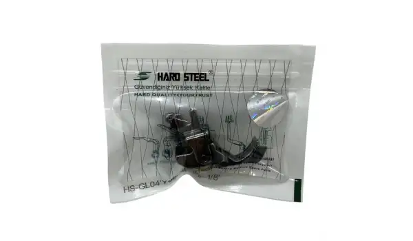 Düz Makine Sp-18 Model Tırnaklı Çima Sarı Teker Ayak / HS-GL04 1/8