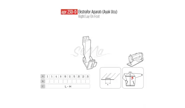 Ekstrafor Aparatı (Ayak Ucu) 5Mm / APR 230-D