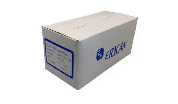 Elle Geçmeli Kılçık 5İnç Siyah (PP) 5.000Adet