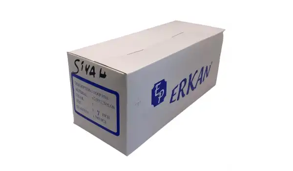 Elle Geçmeli Kılçık 7İnç Siyah (PP) 5.000Adet