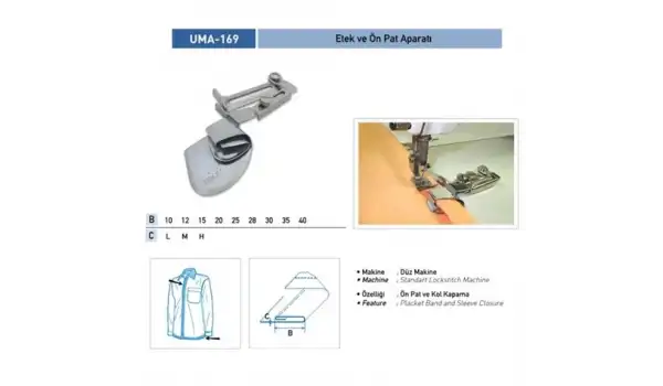 Etek Ve Ön Pat Apara 4Mm / UMA-169