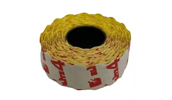 Etiketleme Makinesi 4 No Sarı Etiket / 12X22 42ADET