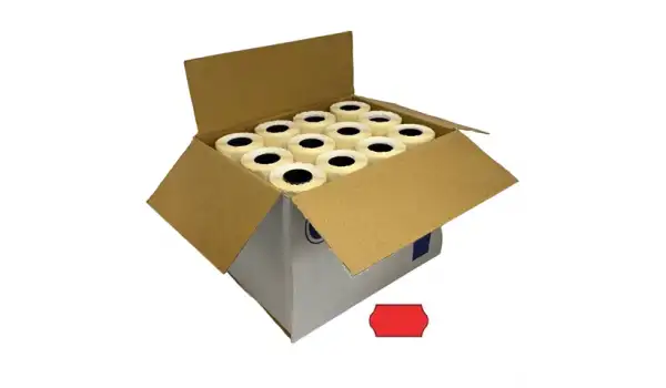 Etiketleme Makinesi Kırmızı Etiket 96Adet