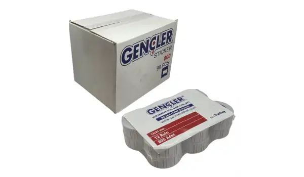 Etiketleme Makinesi Market Tipi Etiket 96Adet