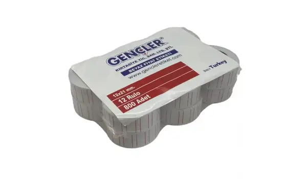 Etiketleme Makinesi Market Tipi Etiket 96Adet