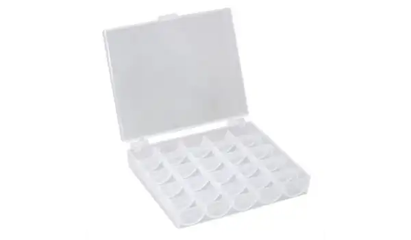 Ev Tipi Aile Dikiş Makinesi 25Li Şeffaf Masura Saklama Kutusu