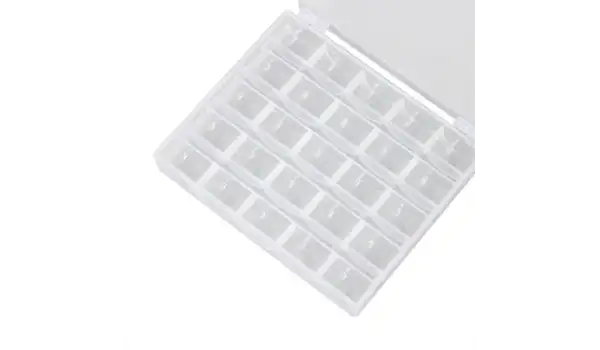 Ev Tipi Aile Dikiş Makinesi 25Li Şeffaf Masura Saklama Kutusu