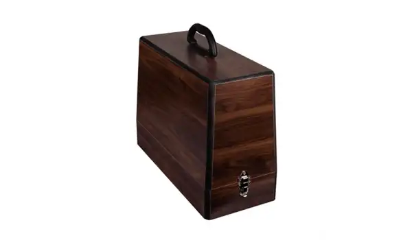 Ev Tipi Aile Dikiş Makinesi Ahşap Kahverengi Çanta