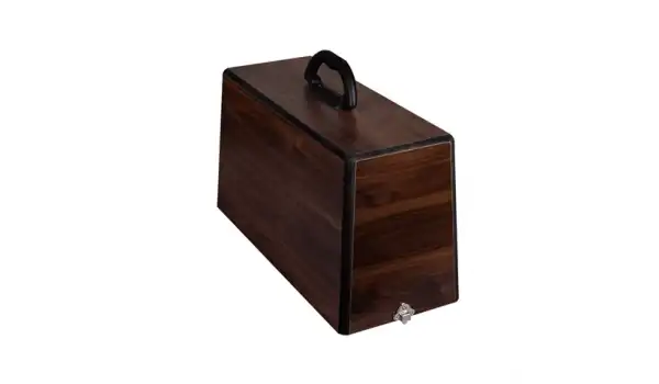 Ev Tipi Aile Dikiş Makinesi Ahşap Kahverengi Çanta