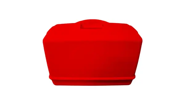 Ev Tipi Aile Dikiş Makinesi Plastik Taşıma Çantası (Kırmızı)