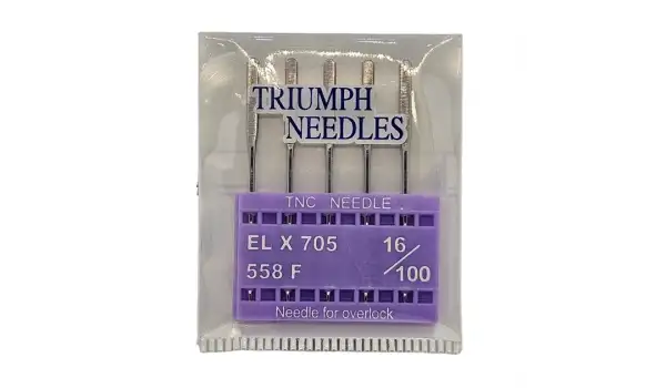 Ev Tipi Overlok Dikiş Makinesi İğnesi / Elx705  16/100 5Adet