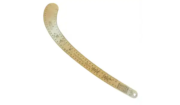 Fransız Kurvesi Ahşap Riga Cetvel Takım (7 Parça Kutulu)