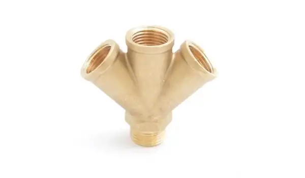 Hava Ayırıcı 3 Lü Pirinç Çatal 1/2