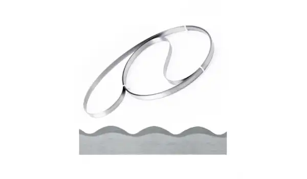 Hızar Makinesi Bıçağı Konvex (Dalgalı) / 5070*10*0.45