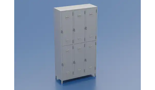 Kardesan Altılı Soyunma Dolabı 120Cm X 40Cm Yük 200Cm