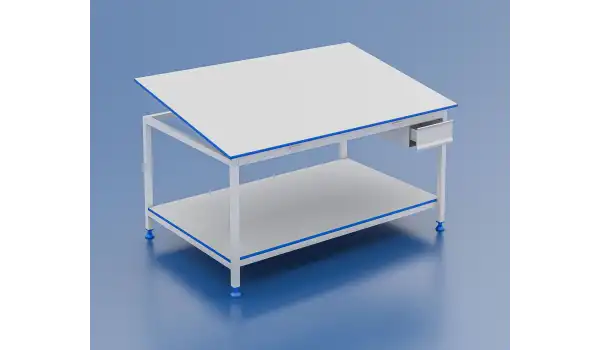 Kardesan Ayarlı Modelist Masası 180Cm X 120Cm Çekmeceli