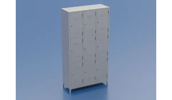 Kardesan Dokuzlu Soyunma Dolabı 120Cm X 40Cm Yük 200Cm