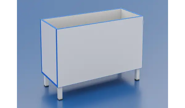 Kardesan Düz Makina Ön Teknesi Suntalam 105Cm X 40Cm