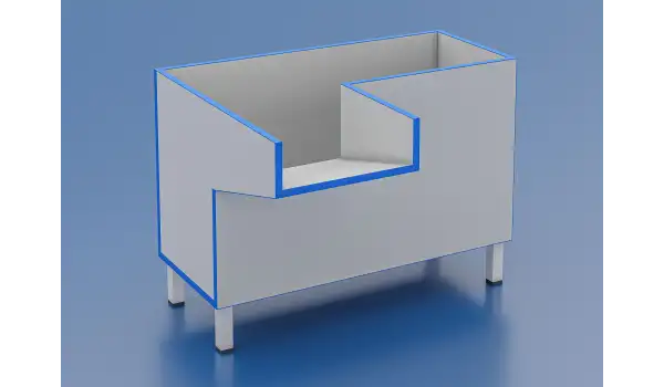 Kardesan Kollu Makina Ön Teknesi Suntalam 95Cm X 45Cm