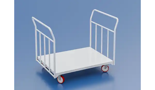 Kardesan Mal Taşıma Arabası Çift Siperli 120Cm X 80Cm Yük 25Cm