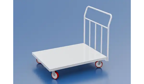 Kardesan Mal Taşıma Arabası Tek Siperli 120Cm X 80Cm Yük 25Cm