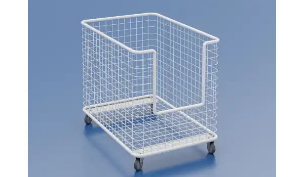 Kardesan Önü Açık Hasır Tel Sepet 90Cm X 60Cm Yük 75Cm