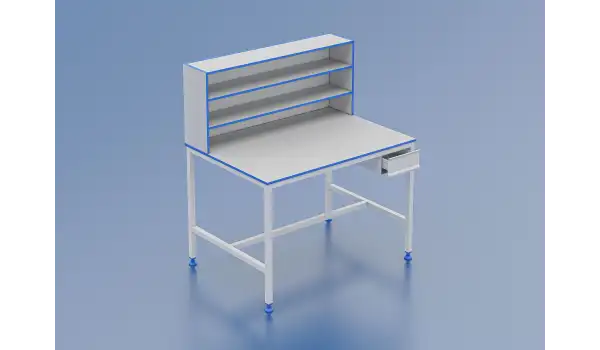 Kardesan Raflı Kalite Kontrol Masası 120Cm X 90Cm Yük 130Cm