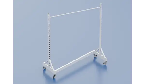 Kardesan Tekerlekli Ağır Hizmet Tipi Askı 150Cm X 40Cm Yük 150Cm