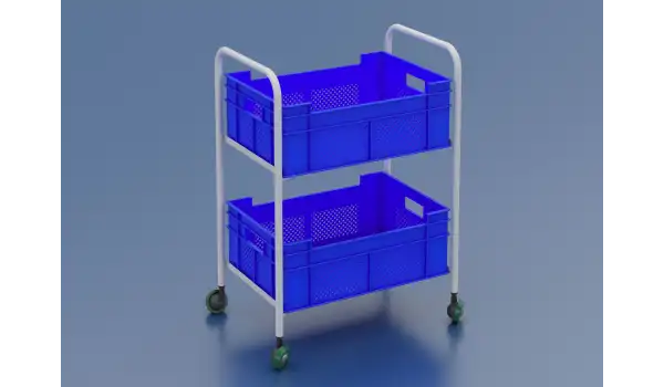 Kardesan Transport Araba Çift Sepetli 65Cm X 40Cm