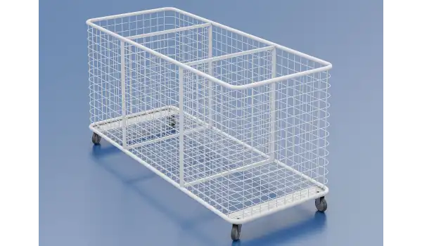 Kardesan Üç Gözlü Hasır Tel Sepet 120Cm X 60Cm Yük 75Cm