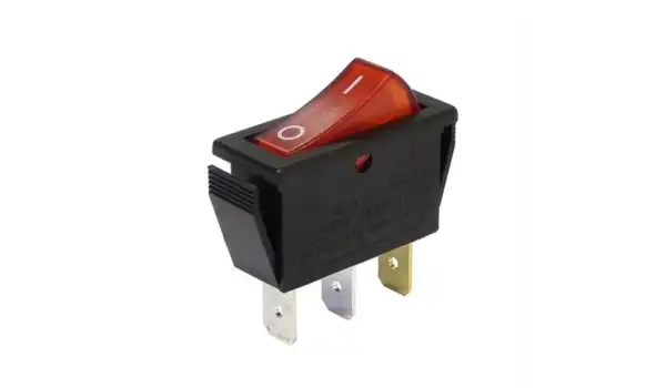 Kırmızı Işıklı On-Off  İnce Anahtar / KCD-104