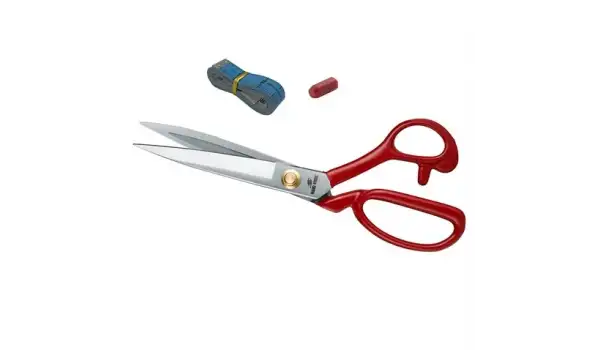 Kırmızı Saplı Paslanmaz Çelik Somunlu 10İnç Makas /  HS-1104 (10)