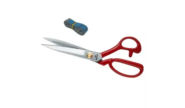 Kırmızı Saplı Paslanmaz Çelik Somunlu 12İnç Makas /  HS-1124 (12)