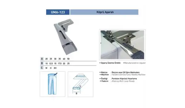 Köprü Aparatı 40X17mm / UMA-123