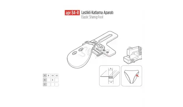 Lastik Katlama Aparatı 10Mm / APR 84-R