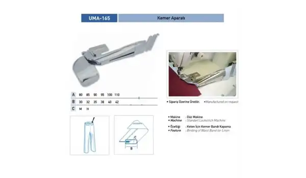 Lastikli Kemer Apara 60Mm-20Mm / UMA-165