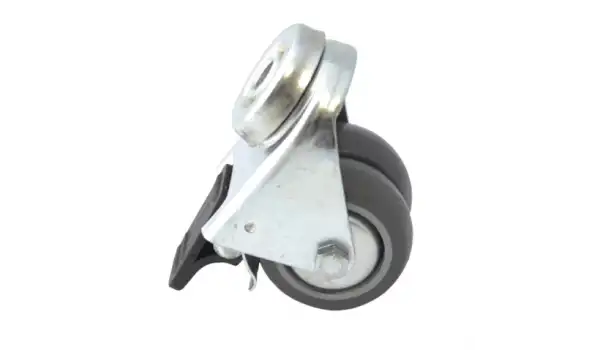 Makine Tekerleği Küçük Frenli Çiftli Teker / 50X17 M10