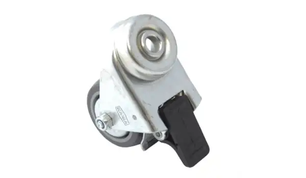 Makine Tekerleği Küçük Frenli Çiftli Teker / 50X17 M10