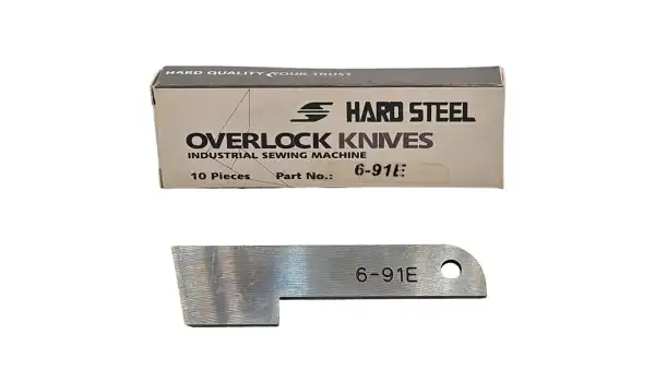 Merrow Topbaşı 5D Alt Bıçak / 6-91E 10ADET