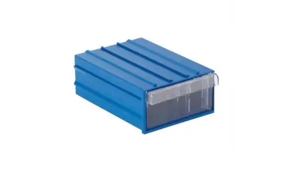 Plastik Çekmece Mavi Şeffaf 100X138x52mm / 202 20Adet