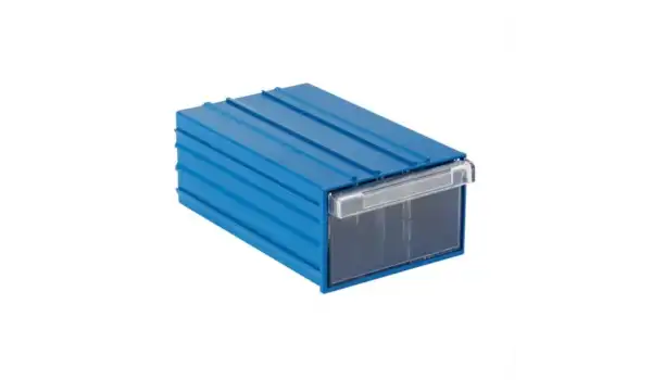 Plastik Çekmece Mavi Şeffaf 123X200x80mm / 120 20Adet