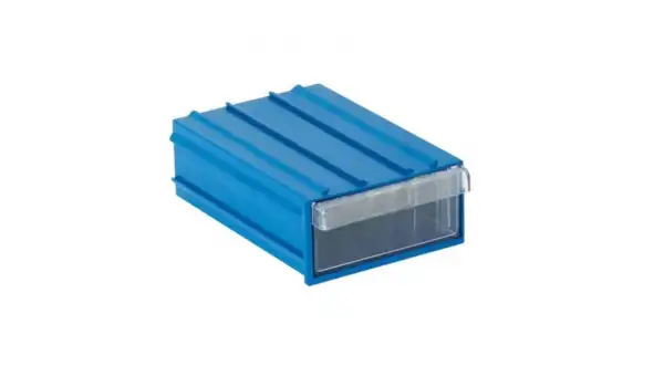 Plastik Çekmece Mavi Şeffaf 85X122x41mm / 102 30Adet