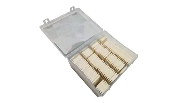 Plastik Kutulu Sabun Çizgi Taşı Beyaz 100 Adet