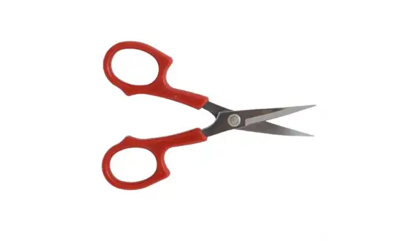 Plastik Saplı Eğri Nakış Makası (5.12 - 130Mm) / HS-1553